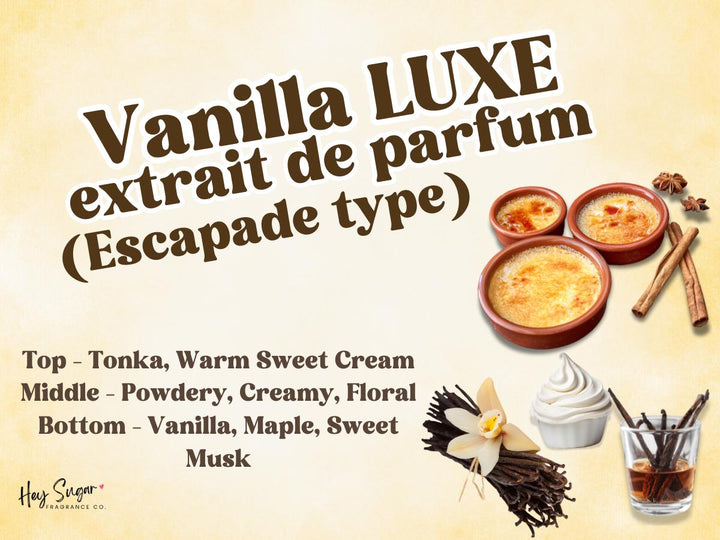 Vanilla Luxe Perfume – Gourmand Crème Brûlée Scent