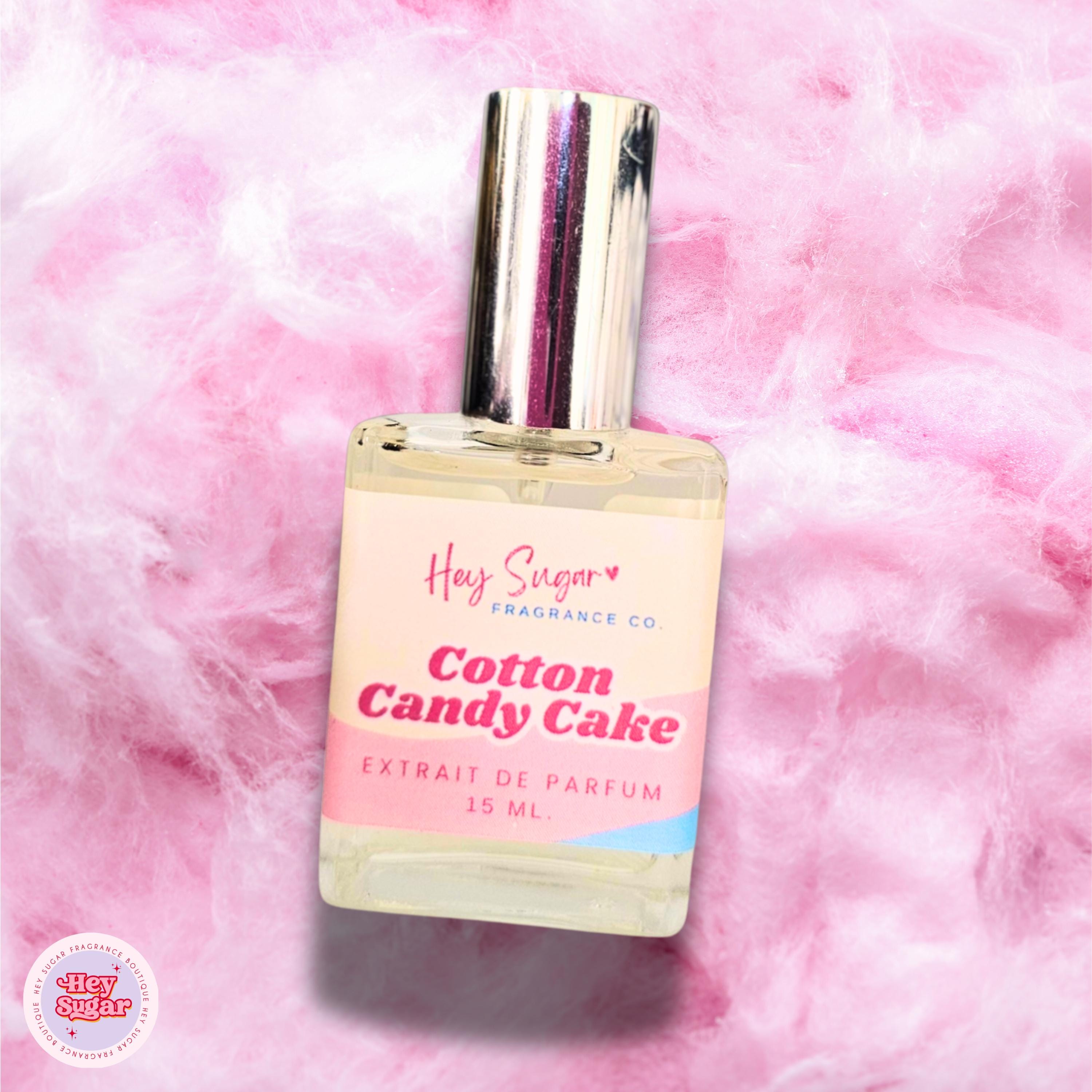 Cotton Candy Cake Perfume – Sugar, Sweet Musk, Vanilla Orchid- Sweet Gourmand Fragrance
