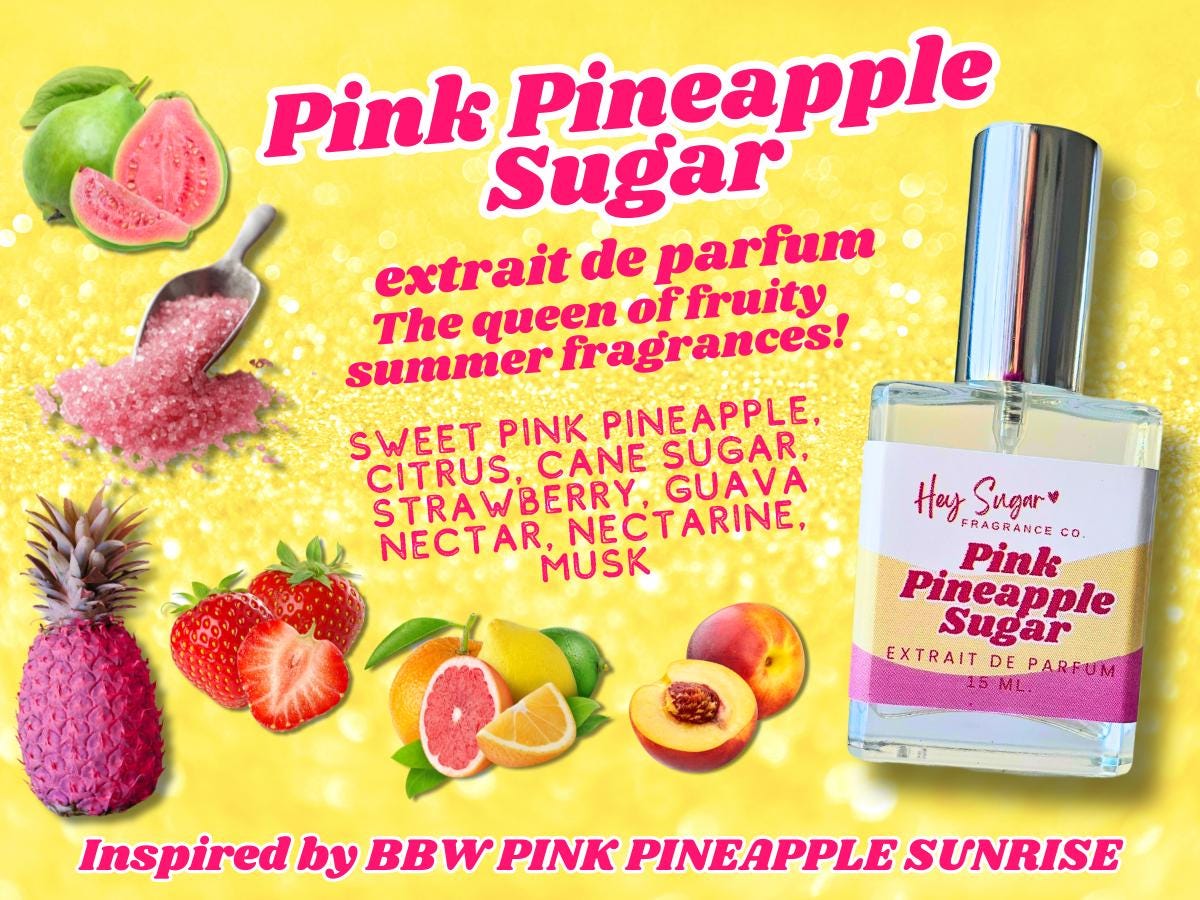 Pink Pineapple Sugar Perfume – A Tropical Fruity Scent