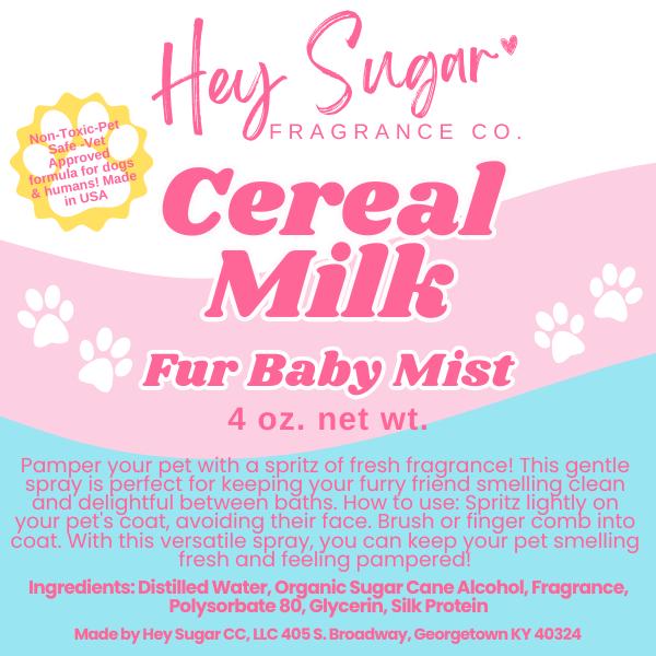 Cereal Milk Dog Perfume | Oatmeal & Silk Protein