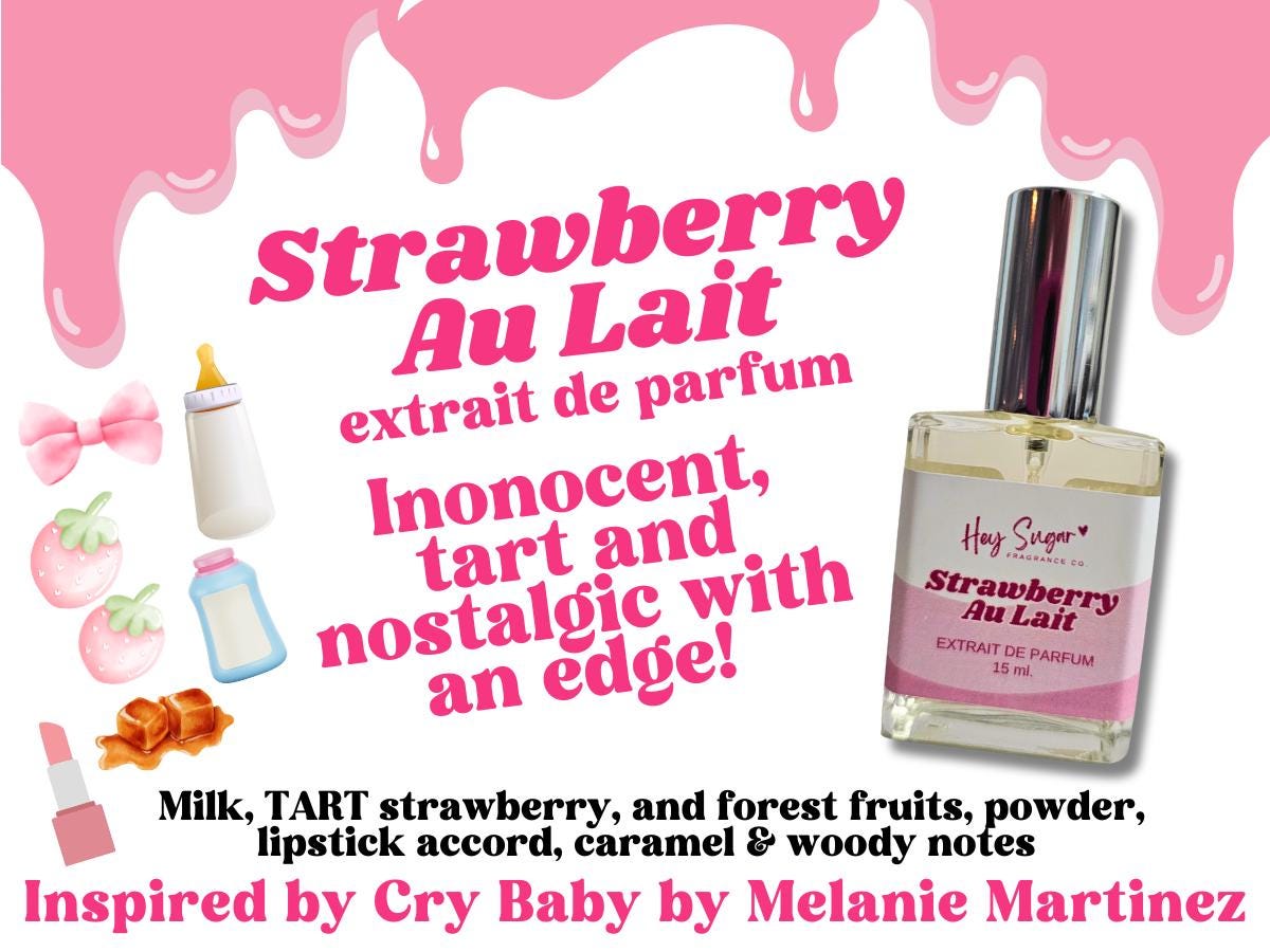 Strawberry Au Lait Perfume – Inspired by Melanie Martinez Cry Baby