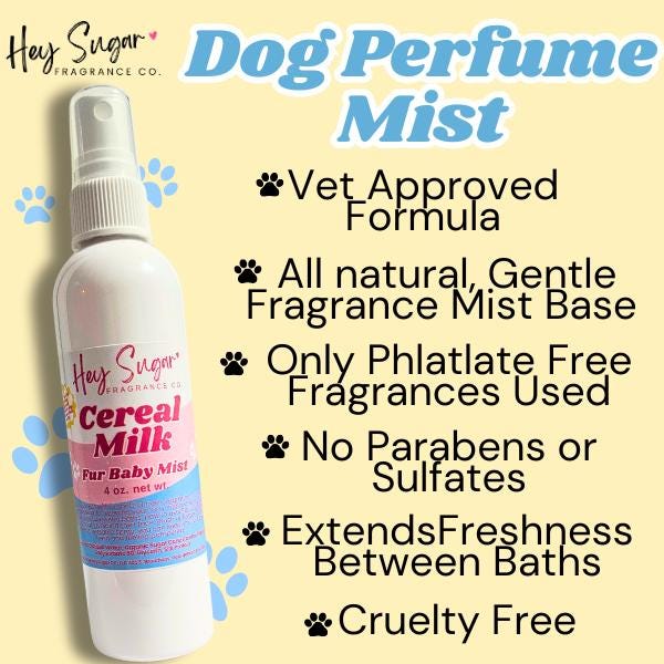 Cereal Milk Dog Perfume | Oatmeal & Silk Protein