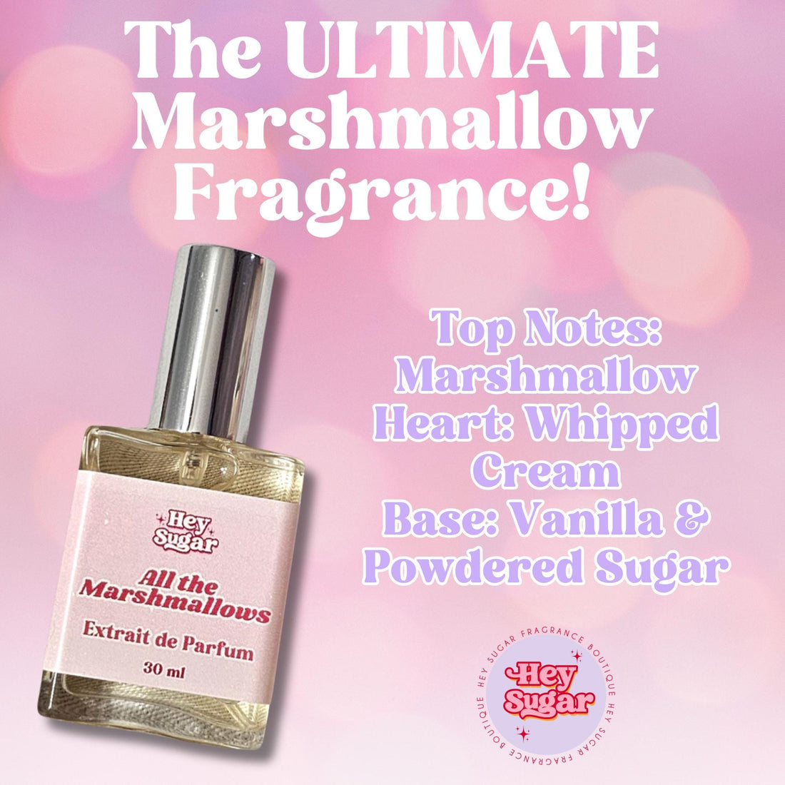Ultimate Marshmallow Perfume – Sweet Gourmand Marshmallow Extrait