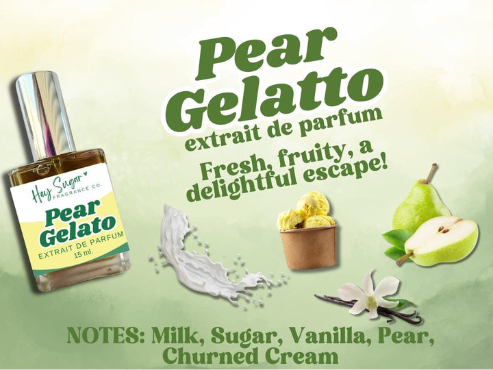 Pear Gelato Perfume – Juicy Fruity Gourmand Scent