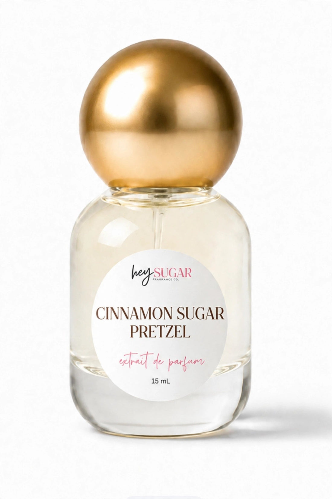 Cinnamon Sugar Pretzel perfume bottle - Hey Sugar Fragrance Co.