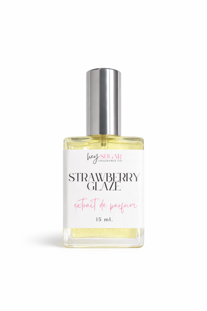 Strawberry Glaze Perfume – Strawberry & Whipped Cream Gourmand – Inspired by Jousset – Sweet Creamy Berry Fragrance