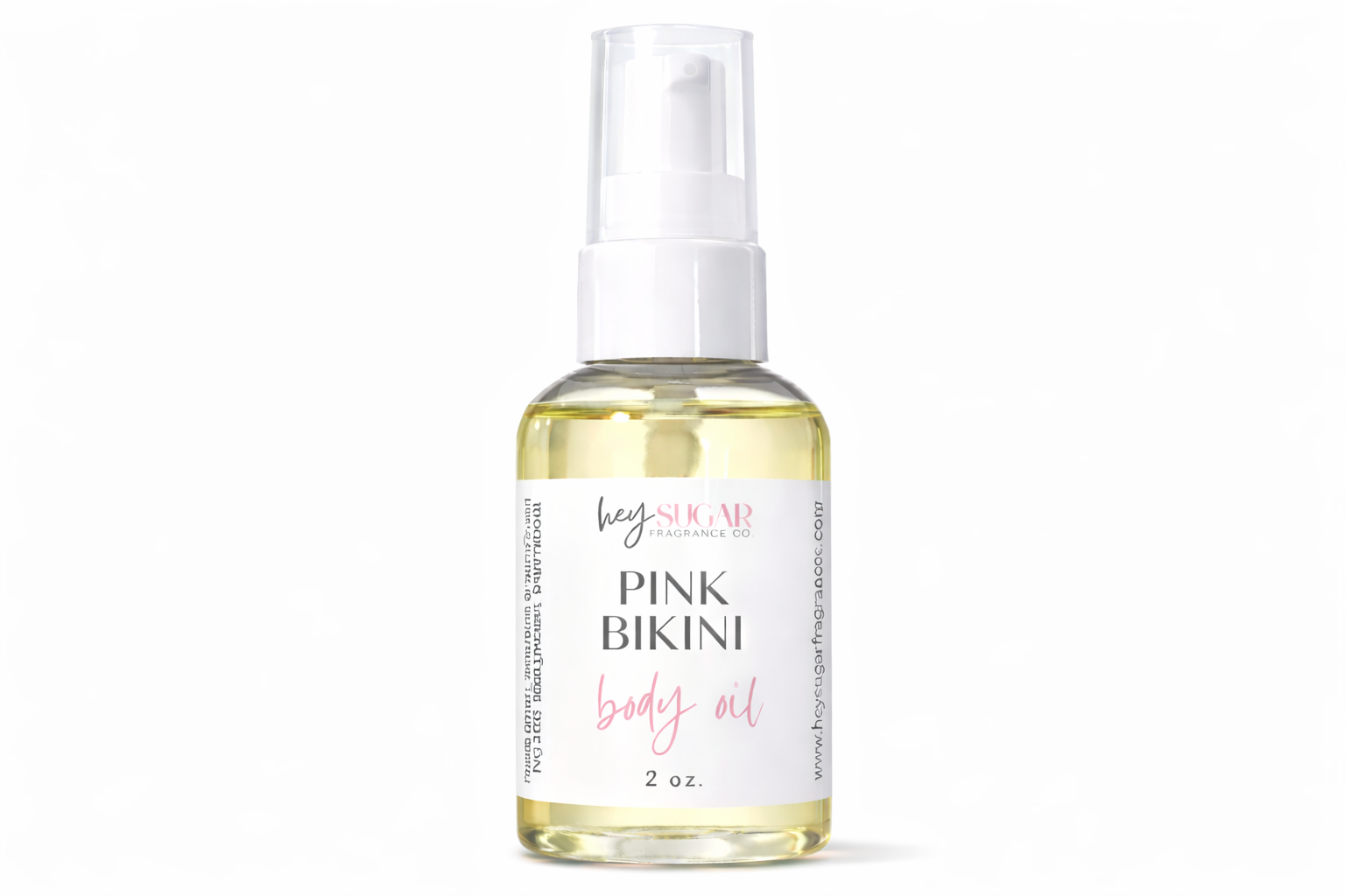 Pink Bikini Body Oil – Dragon Fruit, Coconut & Pineapple Tropical Sensation