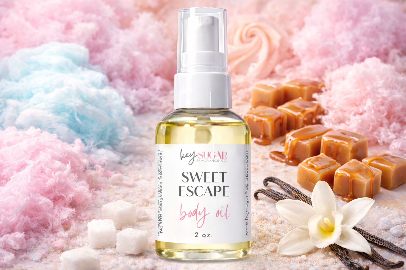 Sweet Escape Body Oil – Inspired by Cirque de Soleil - Spun Sugar Magic