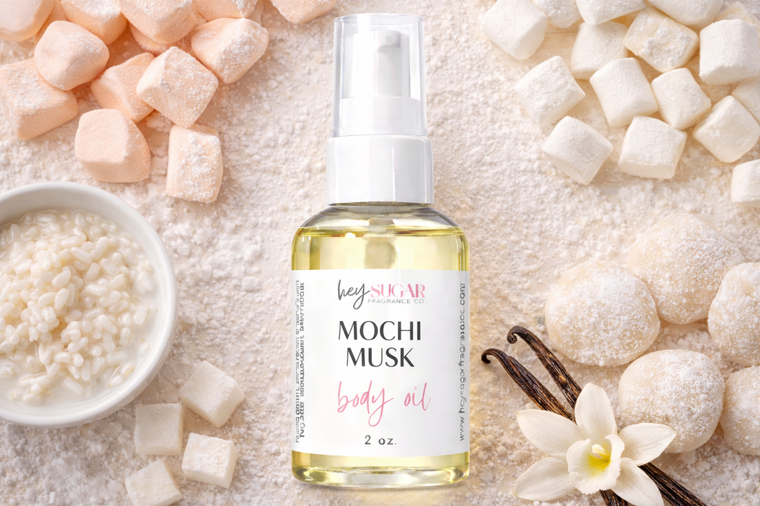 Mochi Musk Body Oil – Creamy Mochi, Rice Milk & Vanilla Skin Scent