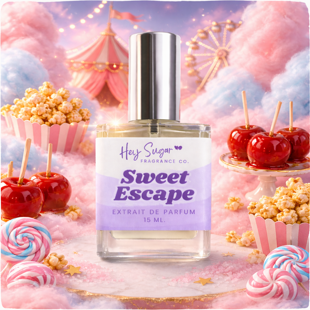Sweet Escape Perfume – Cirque du Soleil Inspired | Cotton Candy, Popcorn, Vanilla & Caramel Amber Gourmand