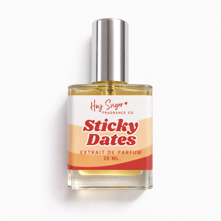 Sticky Dates Perfume – Inspired by Lush Sticky Dates - Caramelized Dates, Brown Sugar & Vanilla - Extrait Strength Gourmand Layering Fragrance