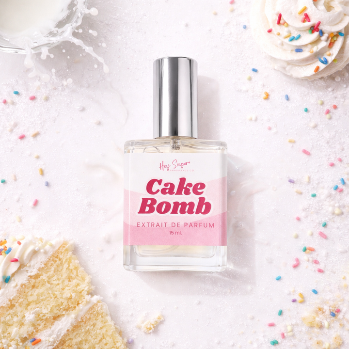 Cake Bomb Perfume – Vanilla Cake Batter, Buttercream Frosting & Sugared Vanilla – Gourmand Bakery Fragrance