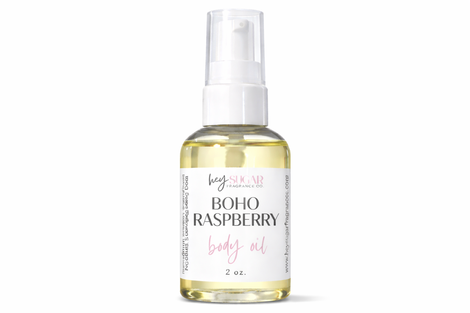 Boho Raspberry Body Oil –  Wild Raspberry, Amber & Vanilla Birch