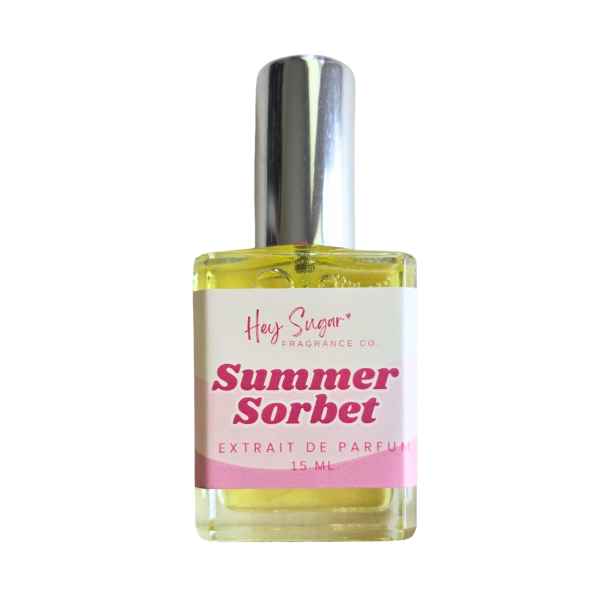 Summer Sorbet Extrait de Parfum – Creamy Fruity Vanilla Perfume – Peach, Papaya, Apricot & Tangelo – Inspired by Phlur Vanilla Nectar – Gourmand Fragrance