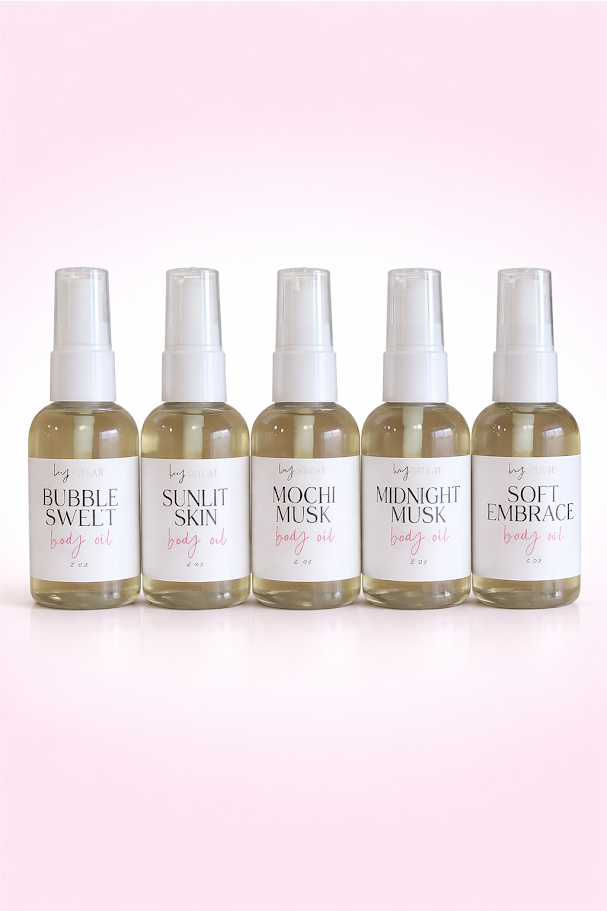 Boho Raspberry Body Oil –  Wild Raspberry, Amber & Vanilla Birch