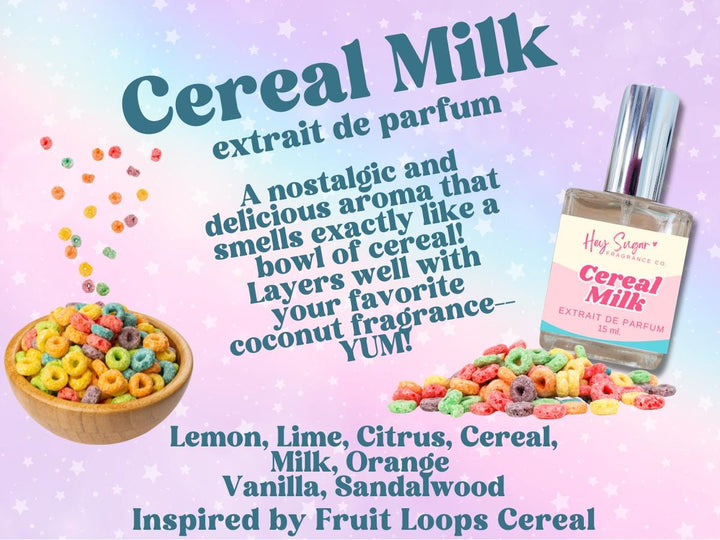 Cereal Milk Perfume | Fruit Loops Gourmand Scent