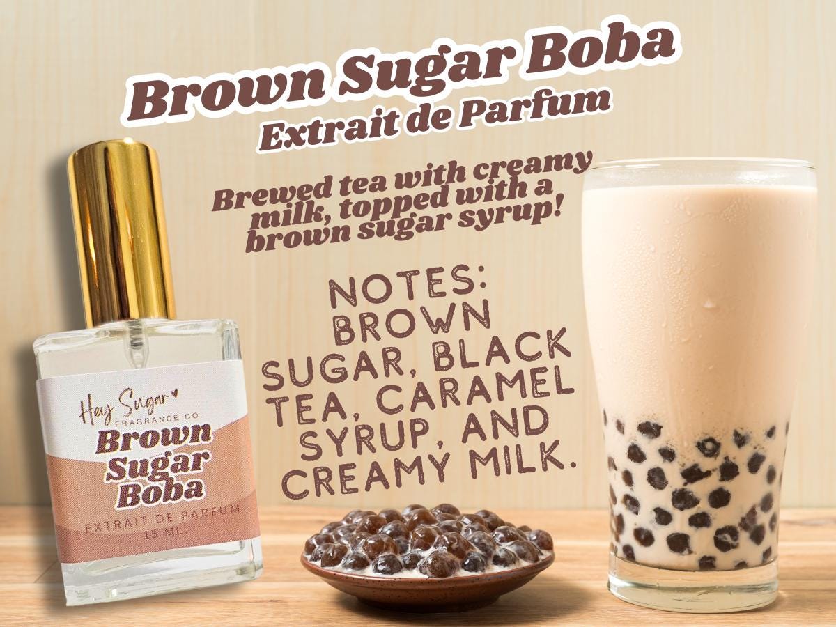 Brown Sugar Boba Perfume – Bubble Tea Gourmand Scent