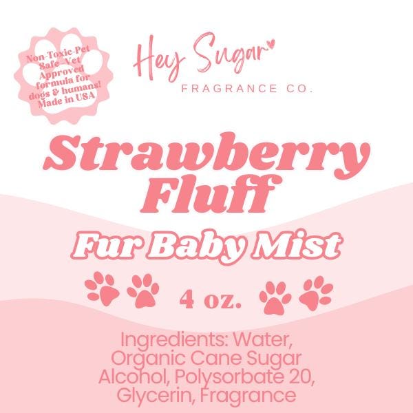 Dog Perfume | Strawberry Fluff Pet-Safe Fragrance