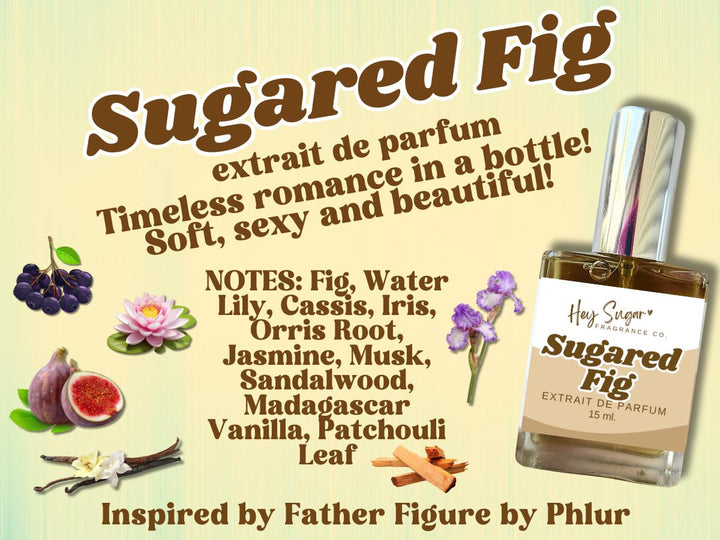 Sugared Fig - Fig Perfume, Smells like father figure - Sensual Fig, Creamy Sandalwood, Vanilla Musk, Exotic Gourmand fragrance