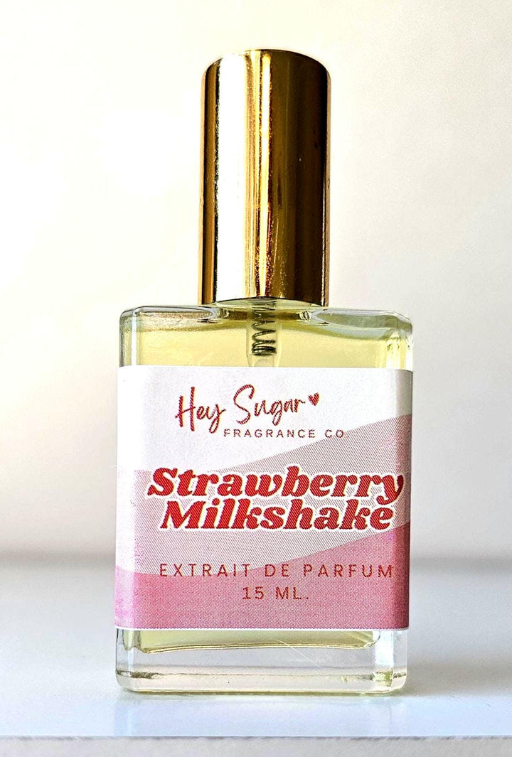 strawberry milk perfume, strawberry milkshake perfume, strawberry fragrance, strawberry vanilla perfume, sugar milk co, sugarmilk co, gourmand perfume, dessert perfume, sweet perfume, gift for her, perfume samples, fragrances, body mist, kayali