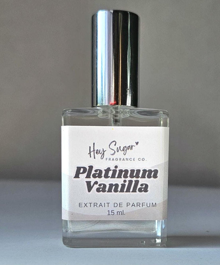 Platinum Vanilla Perfume – Elegant Vanilla & Golden Musk Scent