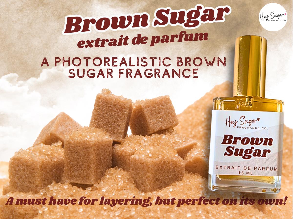 Brown Sugar Perfume - A photorealistic brown sugar fragrance, gourmand perfume, layering perfume, sweet scent, gift for her, perfume samples