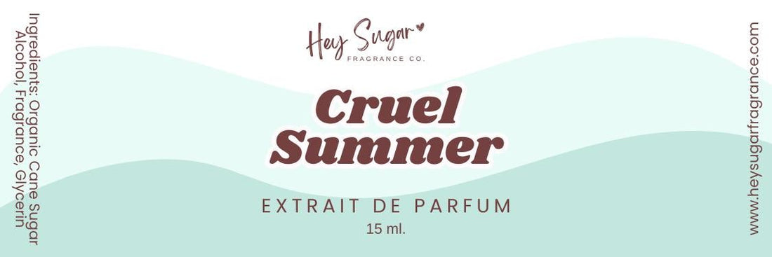 Cruel Summer Perfume - Fruity Floral Gourmand, Citrus Caramel Coconut, Layering Perfume, Gift for Her