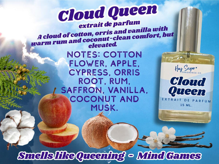 Queening dupe, mind games dupe, queening by mindgames dupe, clean cotton perfume, vanilla musk perfume, coconut vanilla fragrance, cozy gourmand perfume,skin scent perfume, cotton flower fragrance, musky gourmand scent, soft clean perfume,affordable perfume, budget friendly perfume, 15 ml perfume, mini perfume bottle, sampler set perfume,layering fragrance, everyday perfume, cozy clean scent, boutique fragrance, sweet musky perfume, coconut musk scent, hey sugar fragrance, gift for perfume lover