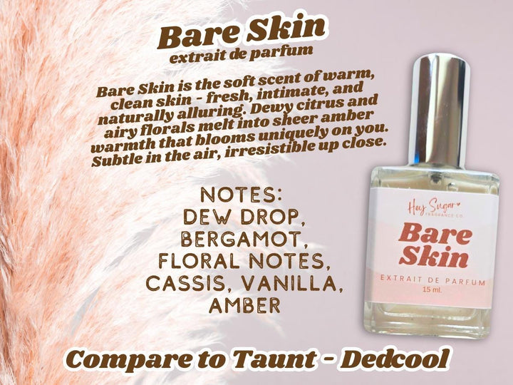 clean skin perfume, skin scent perfume, your skin but better fragrance, sheer amber musk perfume, soft clean fragrance, fresh intimate scent, dewy citrus floral perfume, warm skin scent, subtle everyday perfume, minimalist fragrance, clean girl perfume, airy light perfume, modern skin musk, sugar me sweet, bronze fox fragrance, affordable perfume, best etsy perfume, hey sugar fragrance
