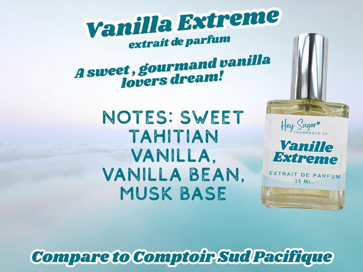 Sweet Gourmand Vanilla Perfume - Vanille Extreme - Affordable Fragrance - Vanilla Perfume for Layering - Sugary Vanilla - Tahitian Vanilla, comptoir  sud pacifique dupe, sugar me sweet, bronze fox fragrance, pink lady body oil, vanilla body oil, perfume samples, best vanilla perfume, vanilla sugar perfume, musk perfume,