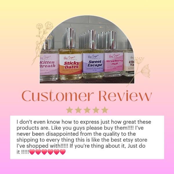 Strawberry Fluff Perfume - Inspired by a YUMmy marshmallow strawberry fragrance, gourmand perfume, fruity perfume, gift for her, samples
