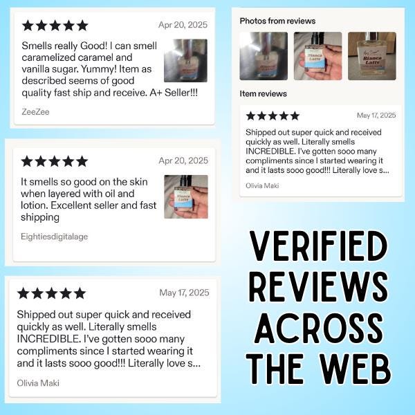 Vanilla Dust Perfume – Sweet Vanilla Scent -Gourmand Layering Perfume – Compare 2 Vanille West Indies – Soft Powdery Vanilla Perfume